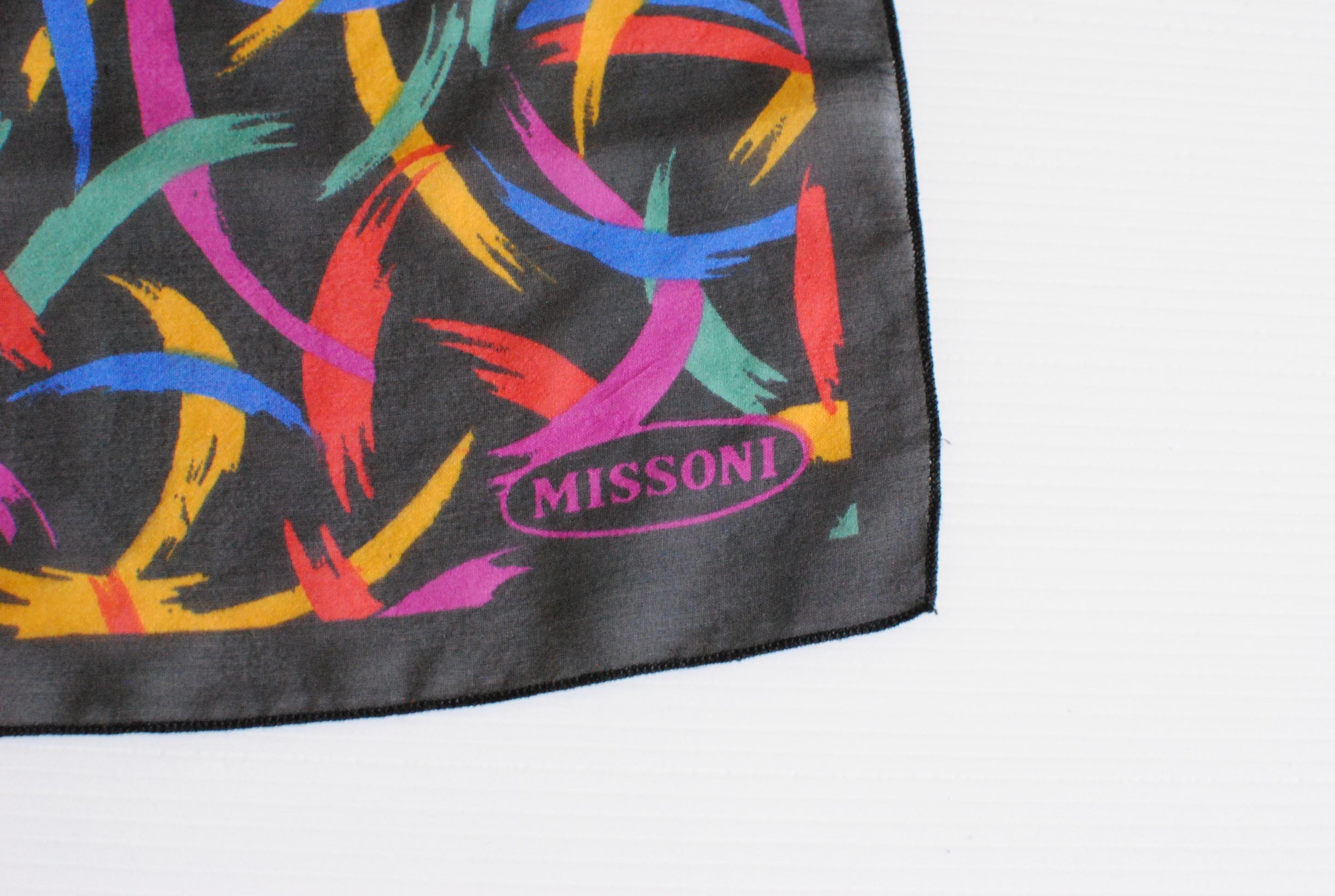 Missoni Multi Coloured Silk Scarf
