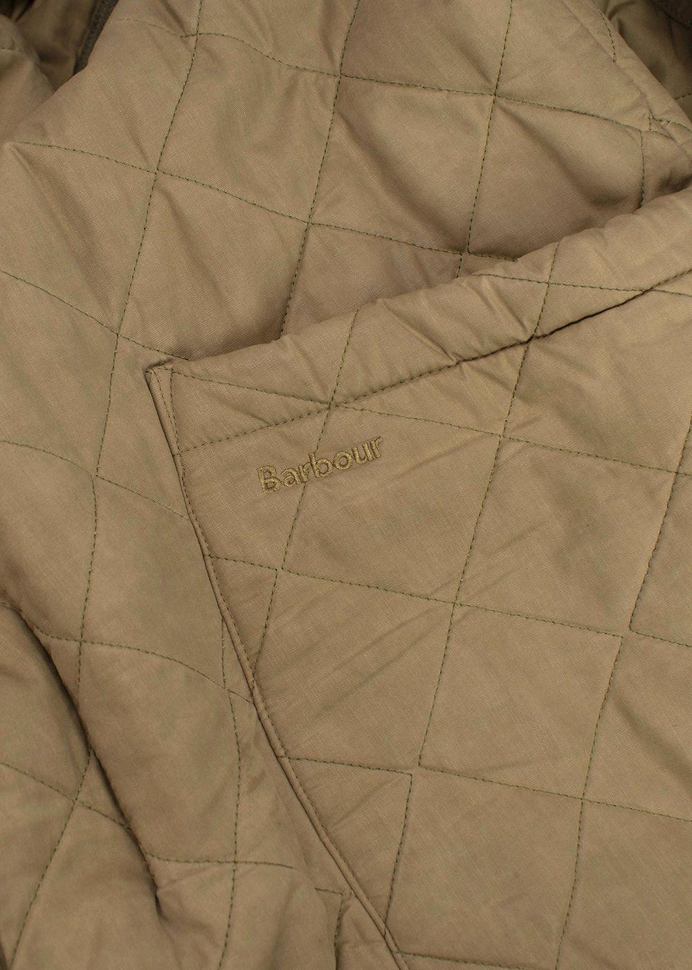 Barbour Khaki Quilted Jacket