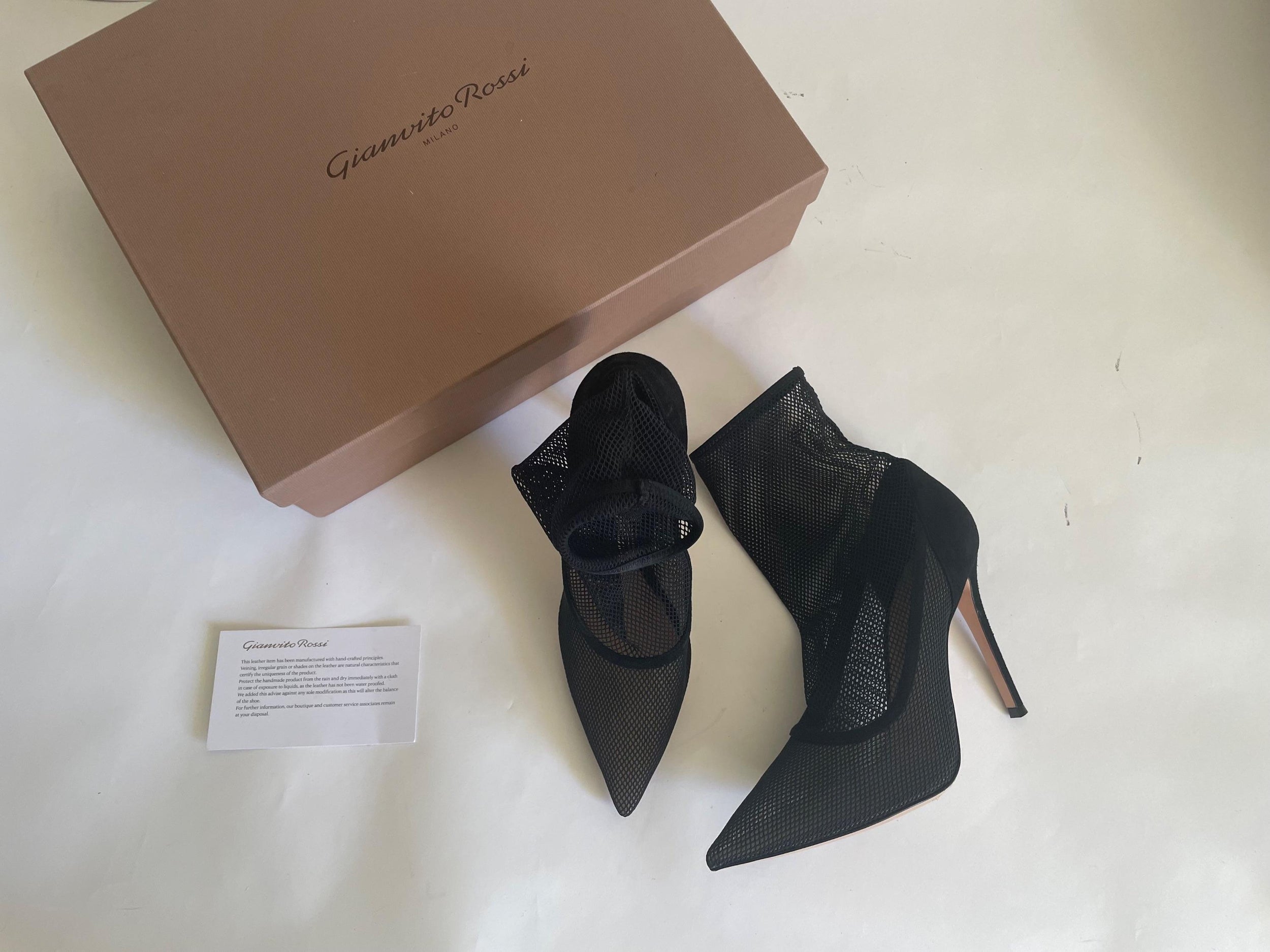 Erin Black Suede & Mesh Booties