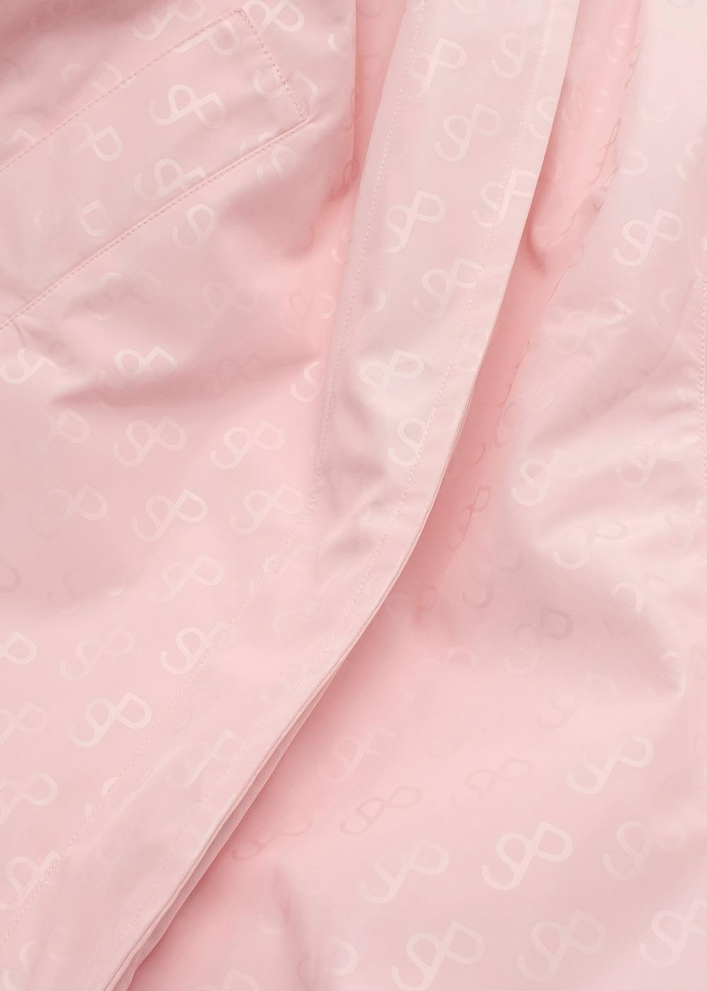 Saks Potts Pink Monogram Milan Coat