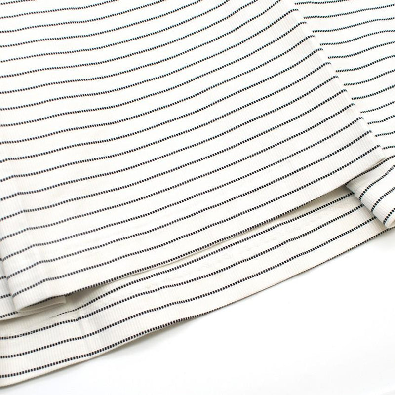 Jacadi white & navy striped mini dress