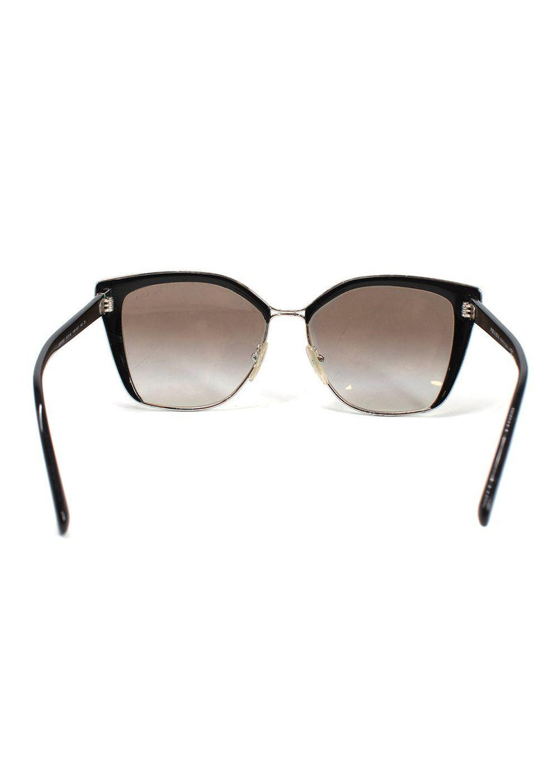 Prada Black Cat-eye Sunglasses