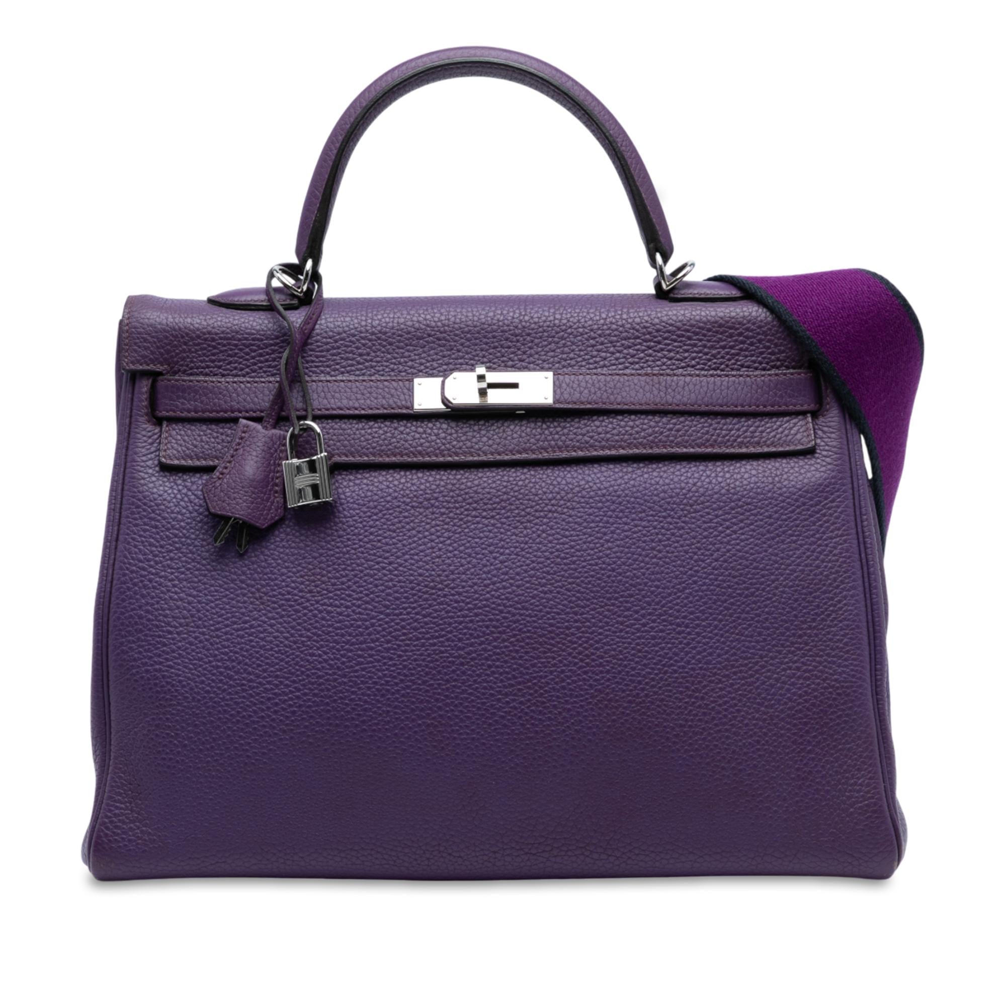 Hermes Ultraviolet Togo Kelly II Retourne 35