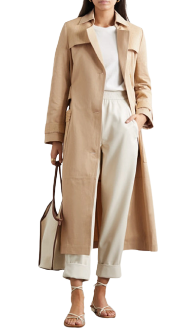 Nanushka Sand Alex Trench Coat