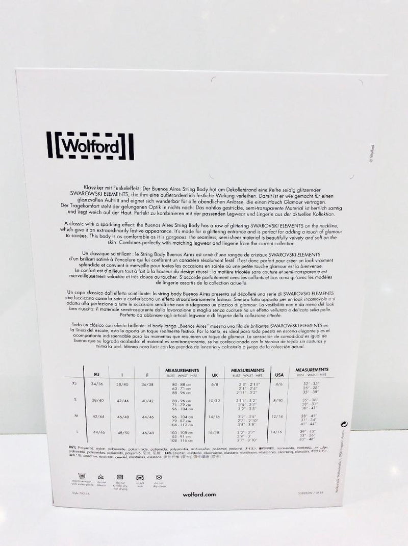 Wolford Swarovski Crystal-Embellished String Bodysuit