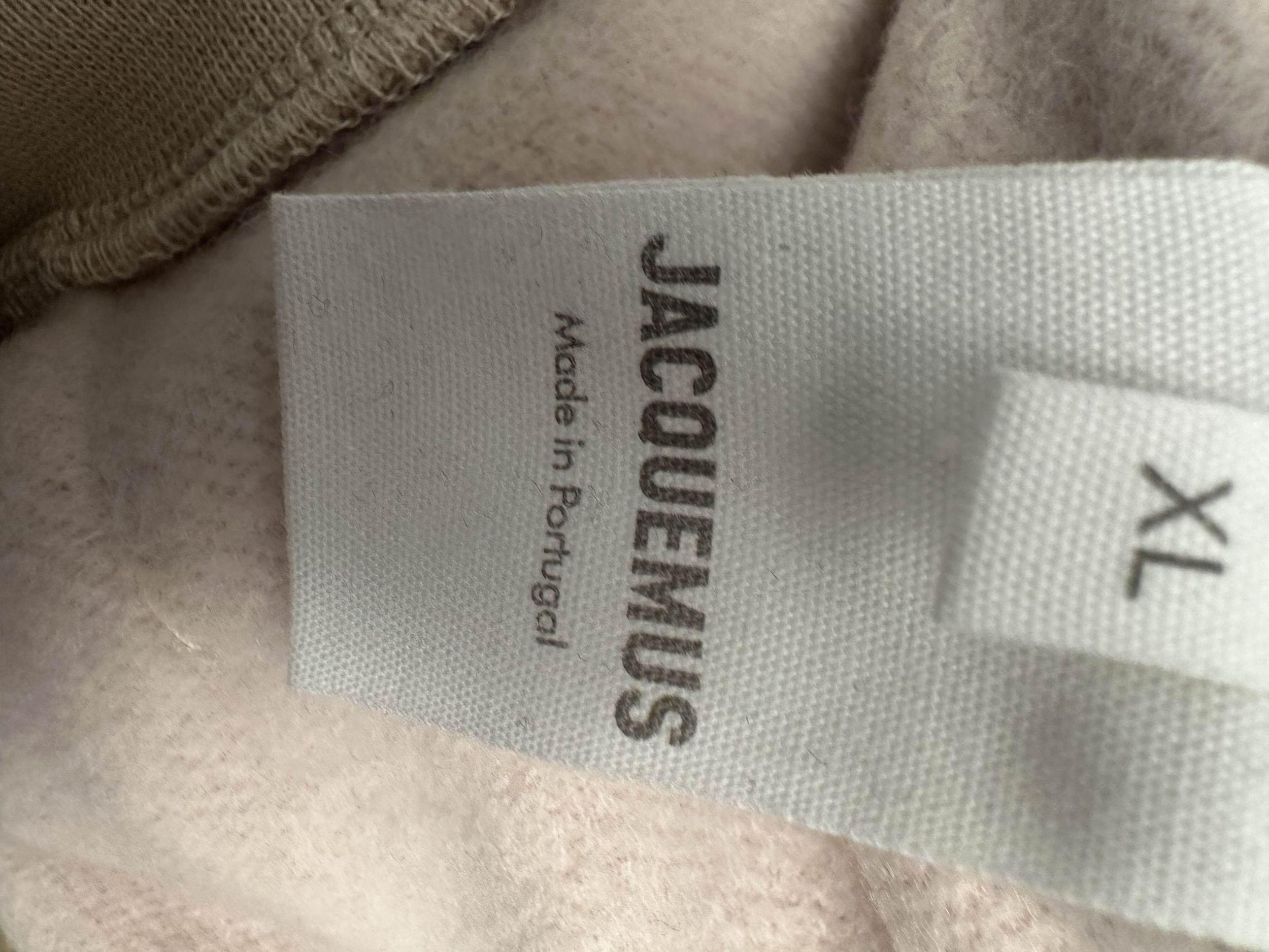 Jacquemus Le Sweatshirt Beige Cotton Hoodie