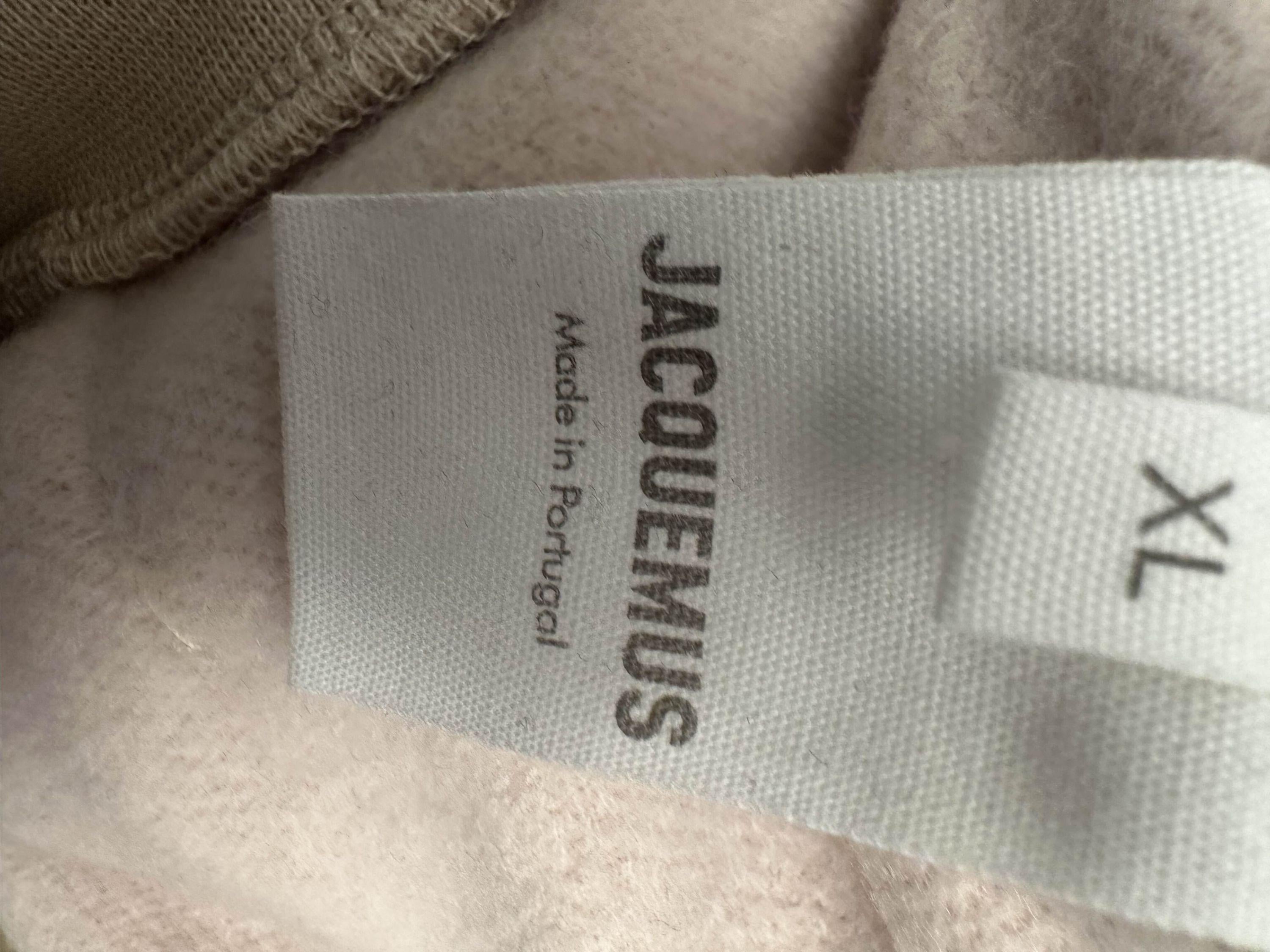 Jacquemus Le Sweatshirt Beige Cotton Hoodie