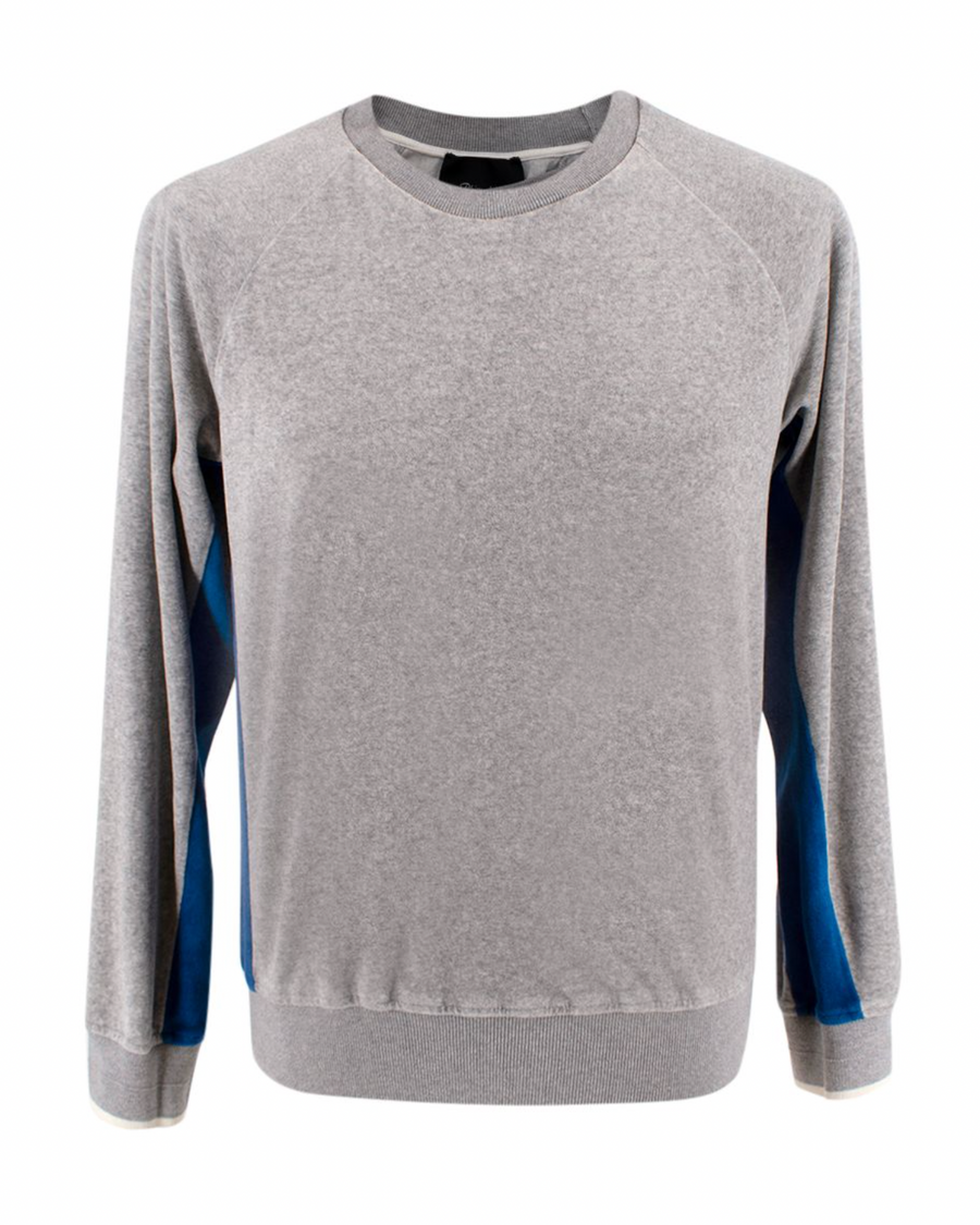 3.1 Phillip Lim Grey Velvet Jumper