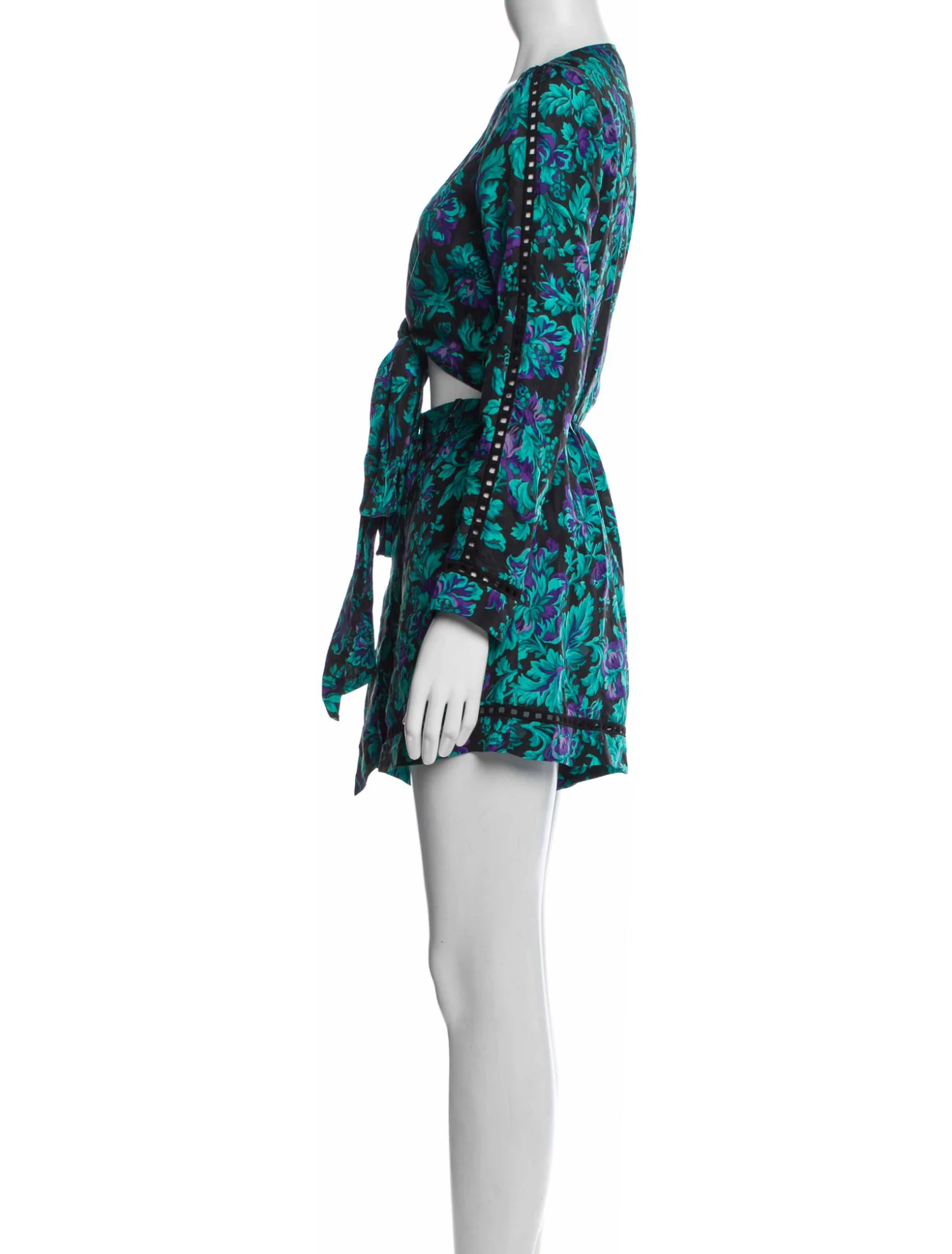 Zimmermann Multicoloured Silk Playsuit