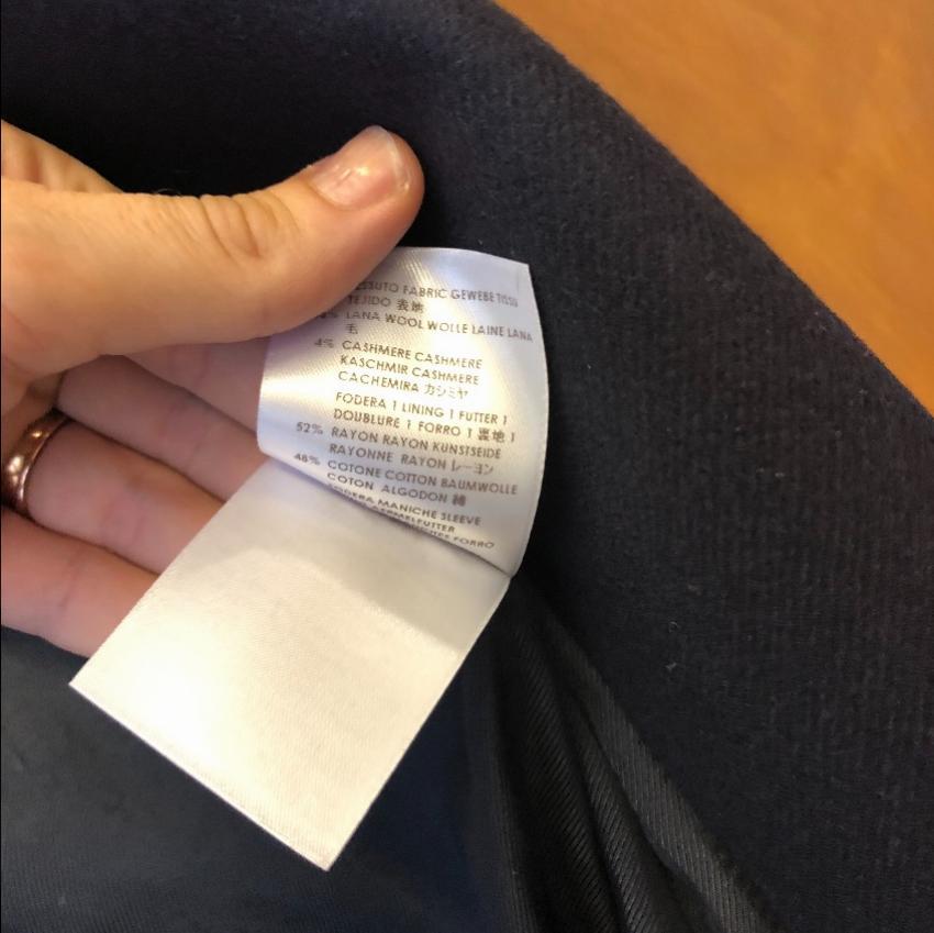 Stella Mccartney Navy Single Breasted Jacket