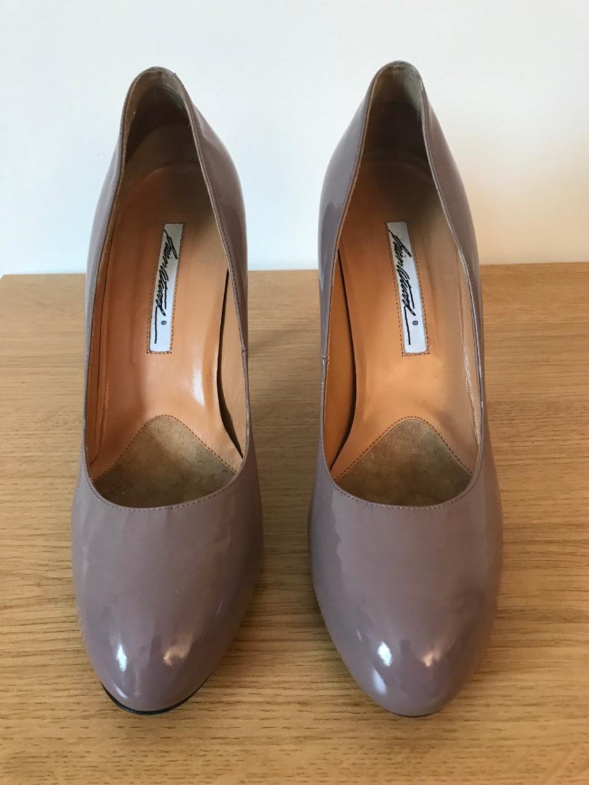 Brian Atwood patent leather pumps