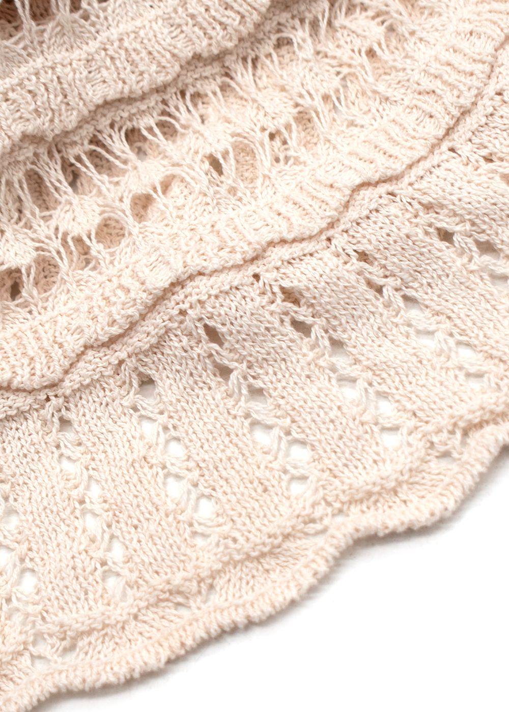 Isabel Marant Etoile Cream Crochet Fico Tank Top