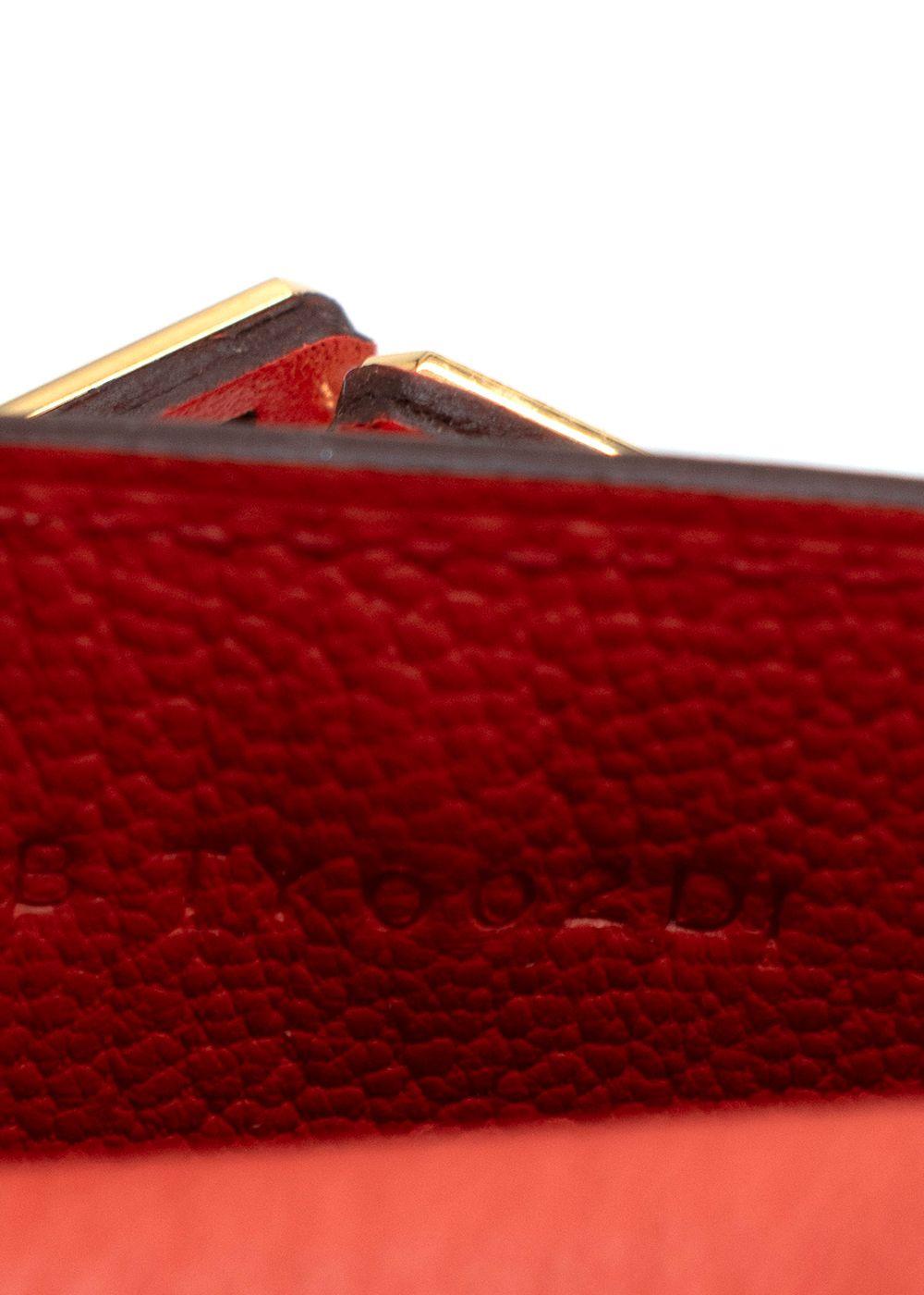 Hermes Sanguine Tadelakt Micro Mini Twilly Kelly Bag Charm