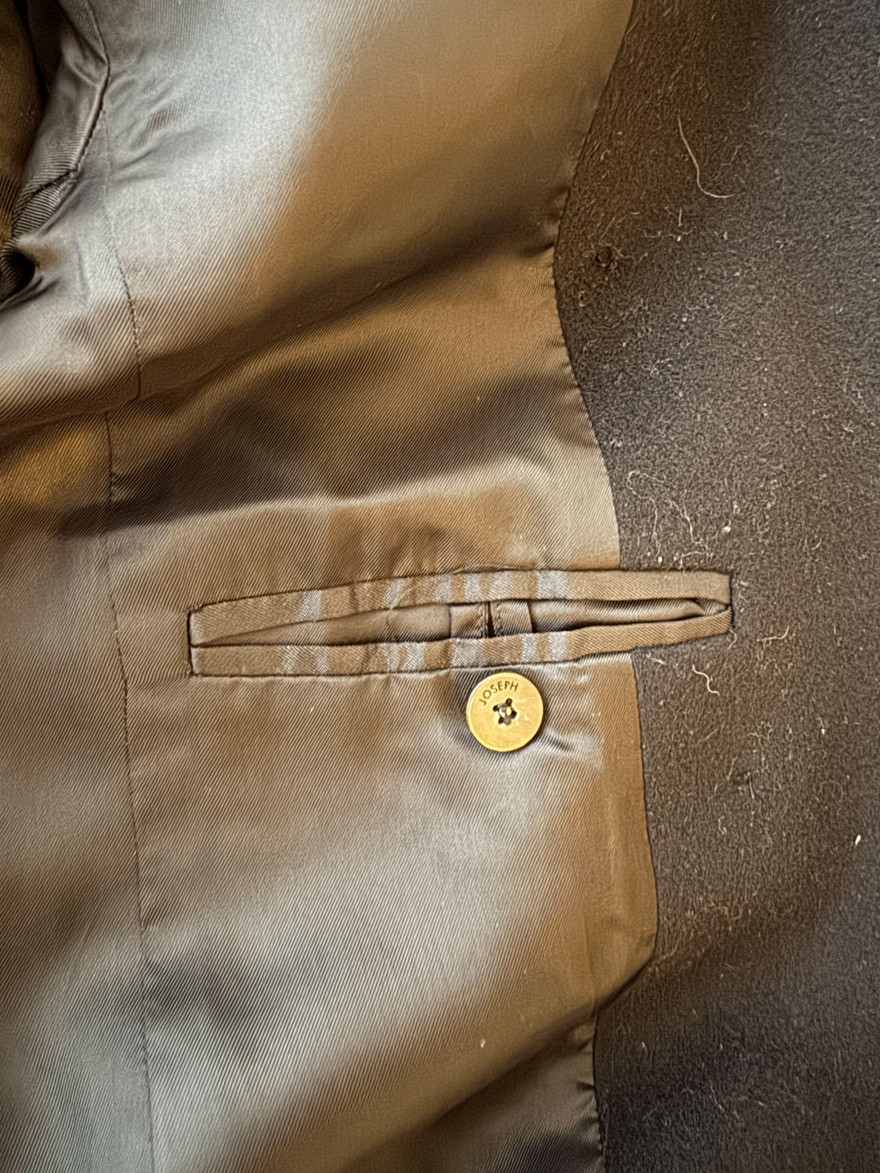 Joseph Black Wool/Cashmere Coat
