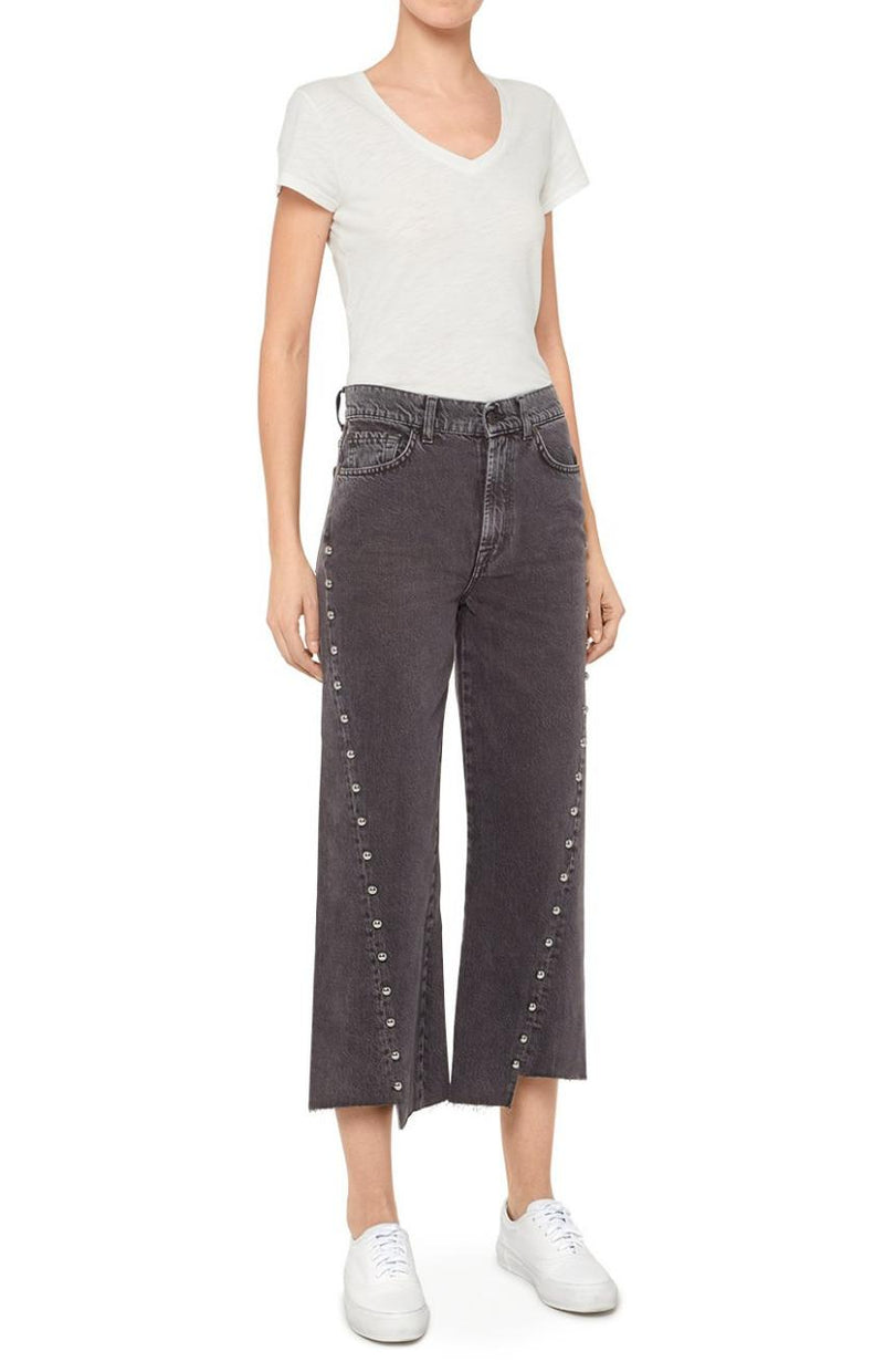 7 For All Mankind Black Marnie Outsider Jeans