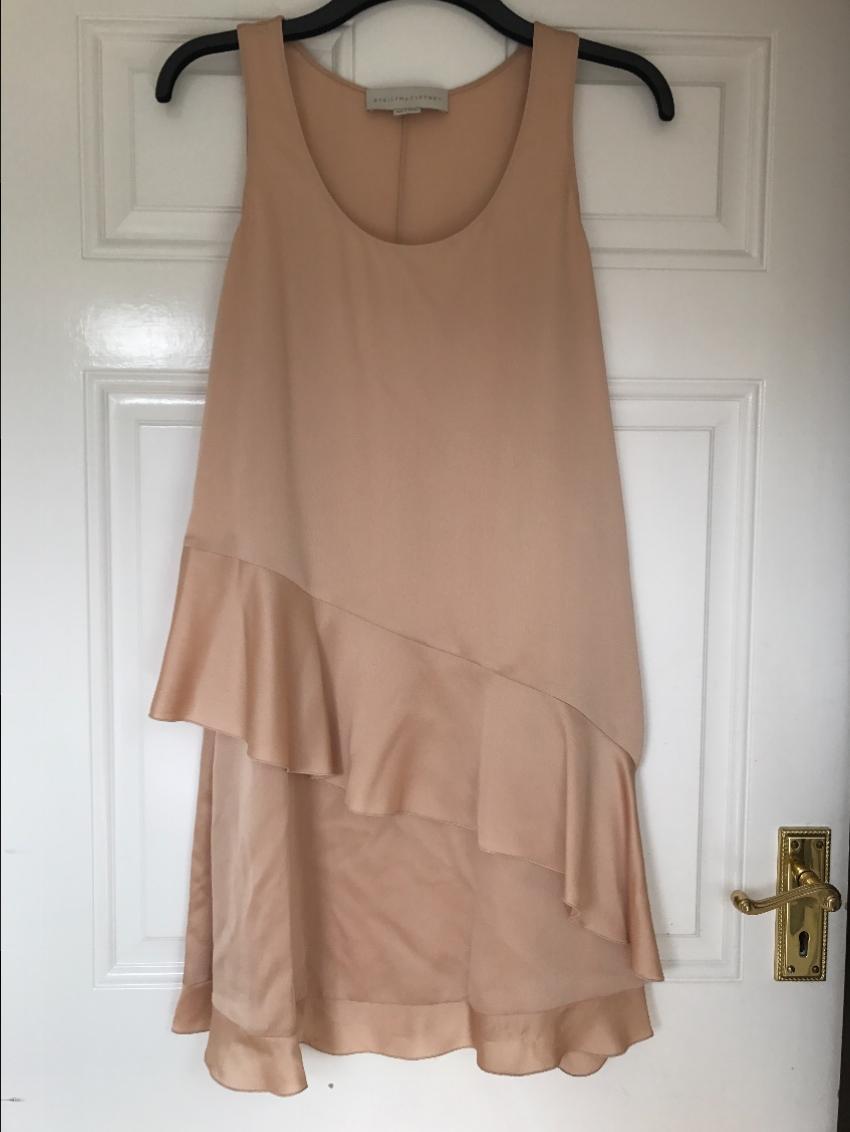 Stella McCartney Nude Silk Dress