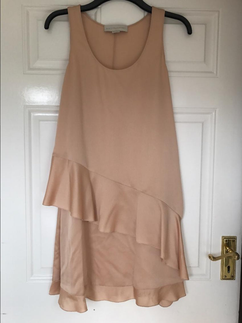 Stella McCartney Nude Silk Dress
