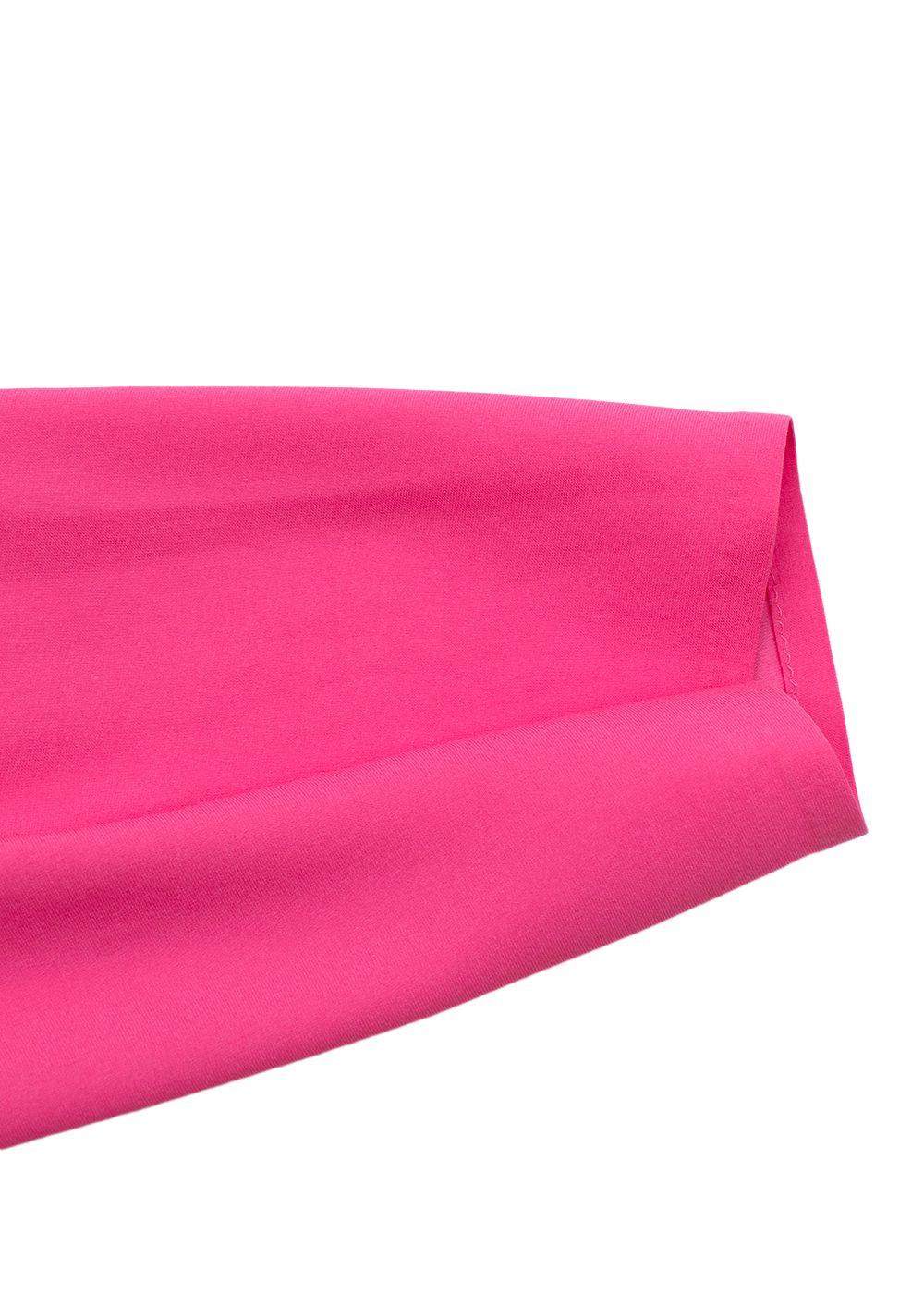 Shoulder Pad Pink Silk Tie Neck Blouse