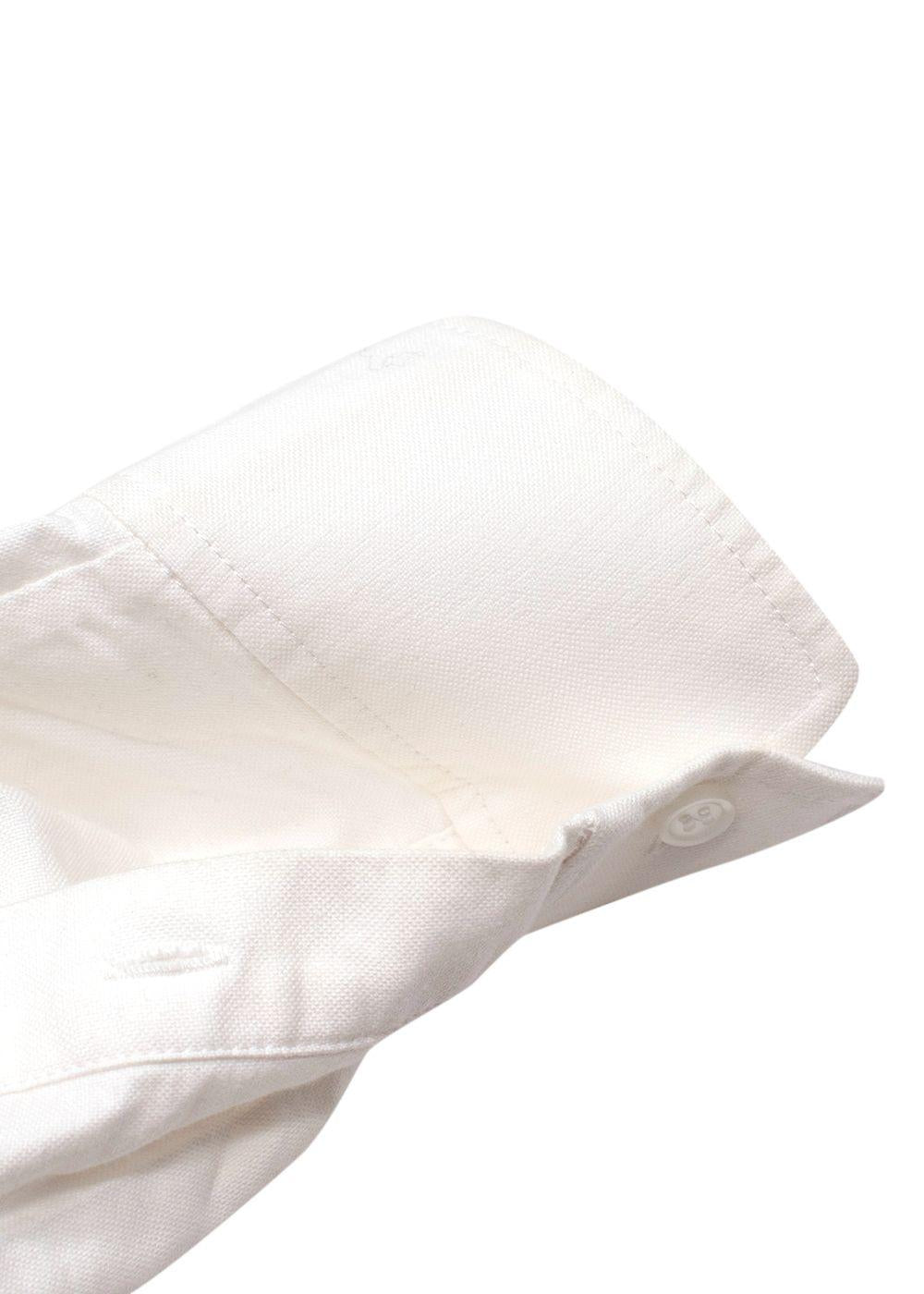 Alexander Wang White Open Shirt With Vest Insert