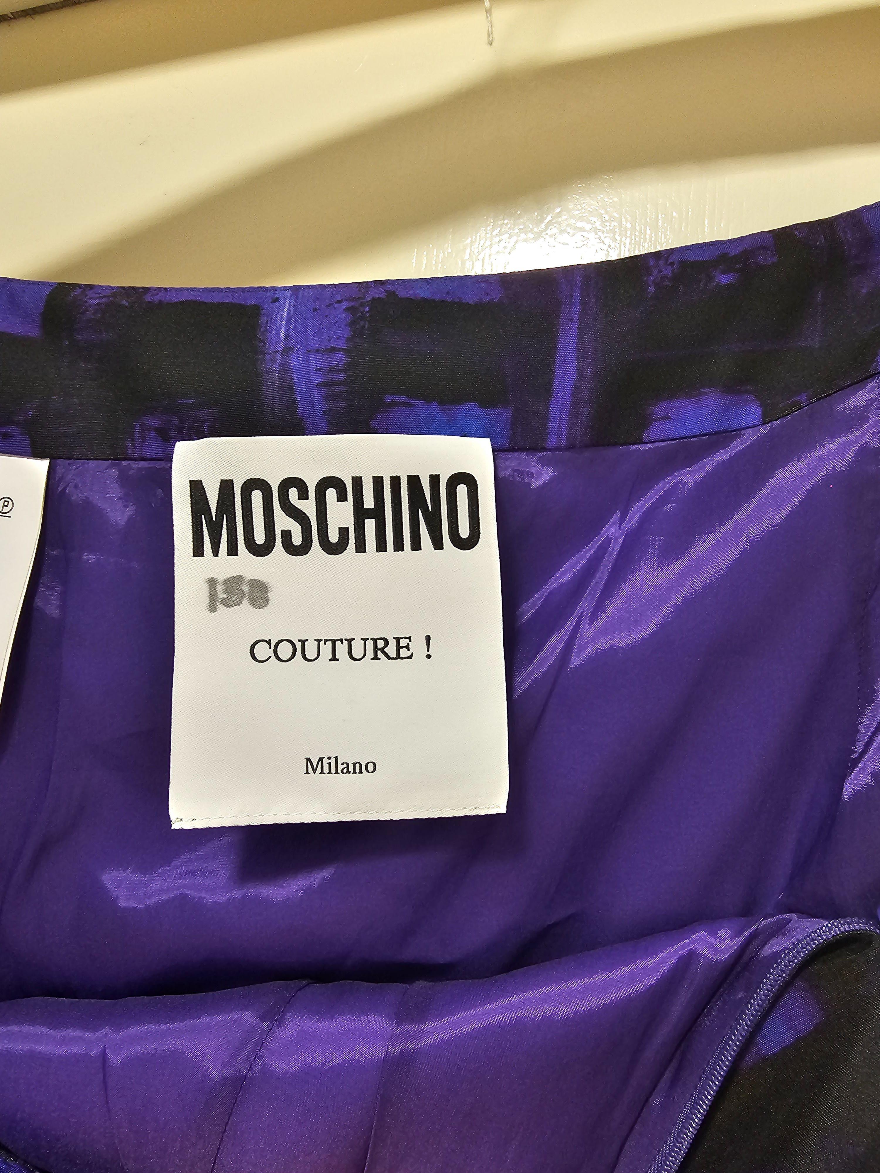 Purple Bow Detail Mini Skirt