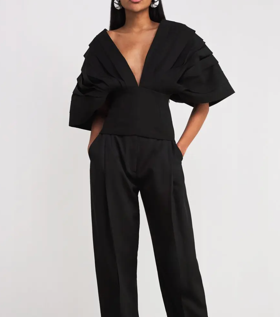 A.W.A.K.E. Mode  Puff-Sleeve Top