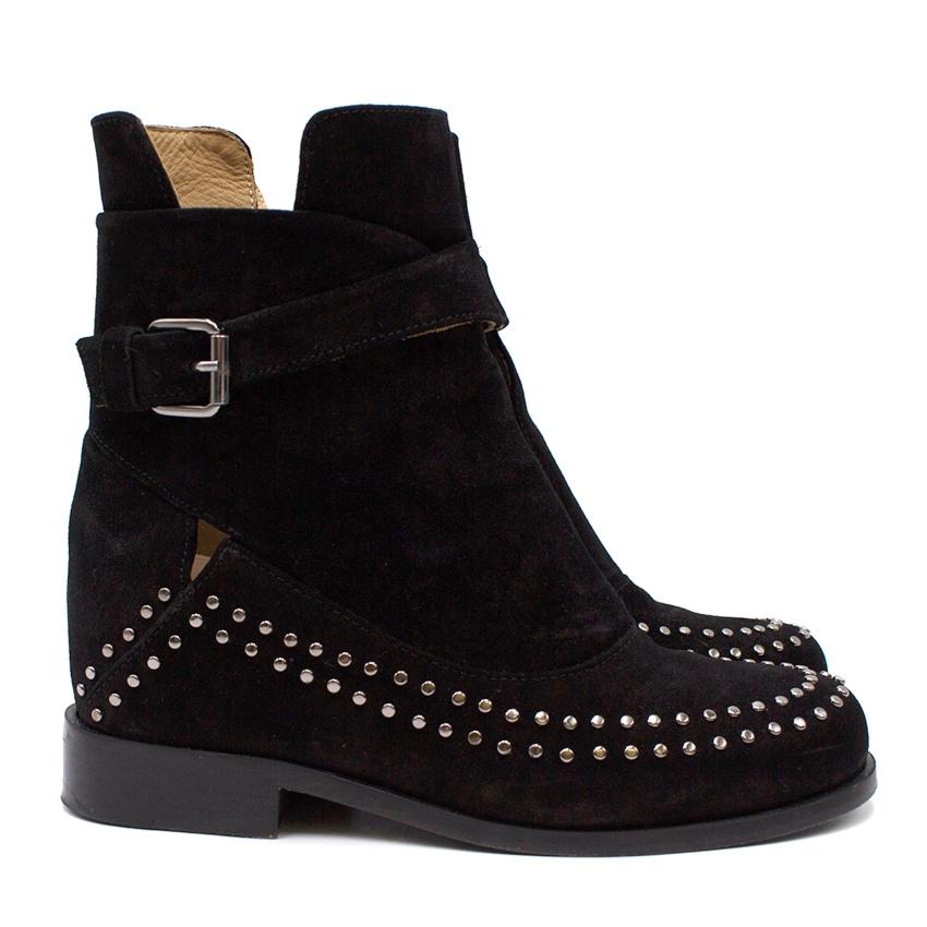 Thakoon Addition Black Suede Studded Fiona2 Boots