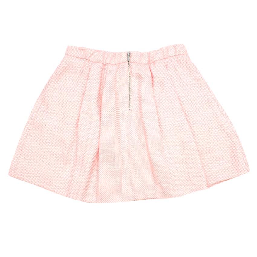 =Bonpoint Girls 6Y Pink Metallic Skirt
