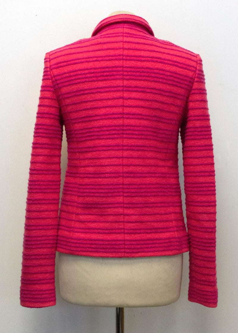 Guy Laroche Striped Wool Jacket