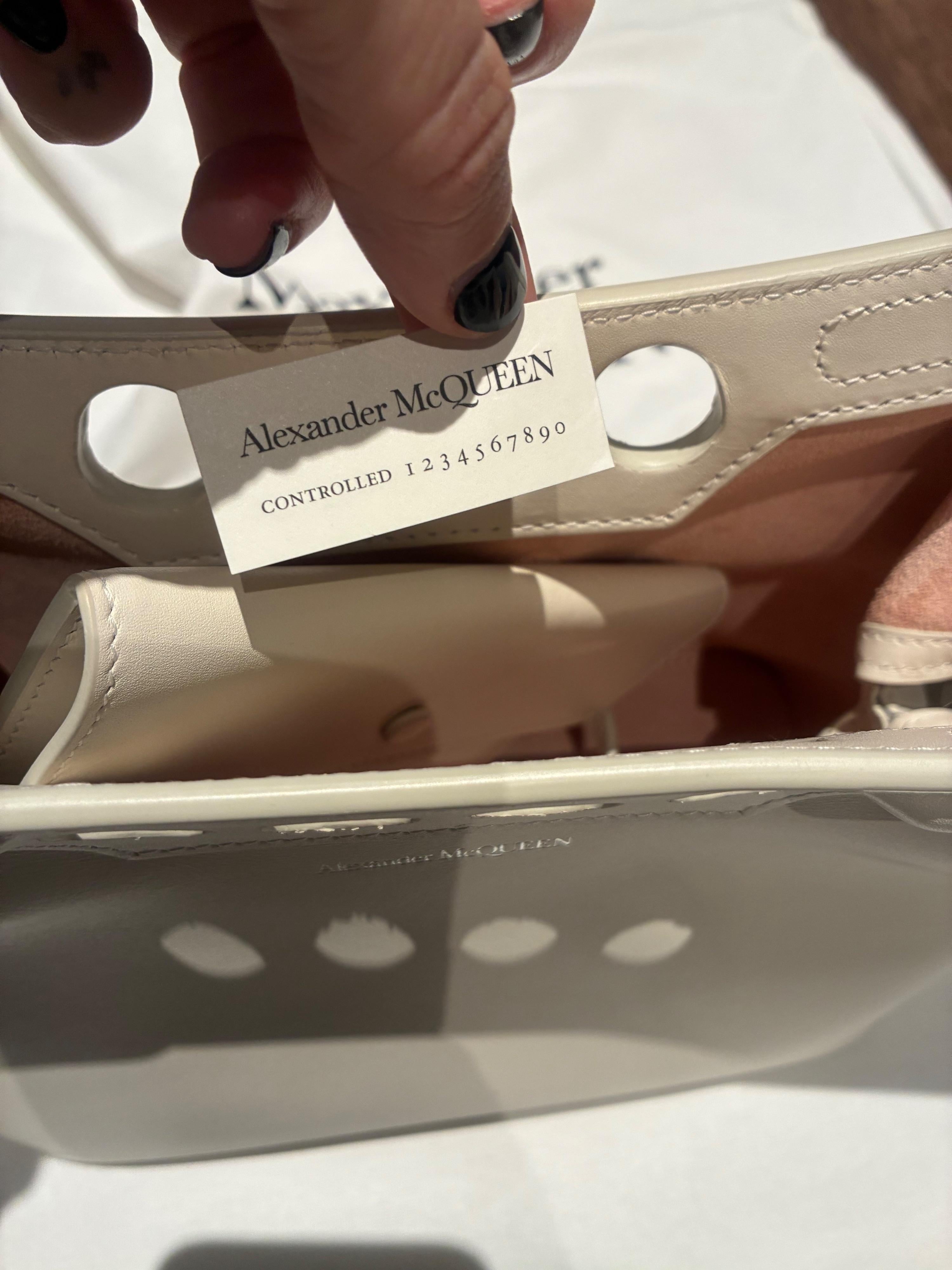 Alexander McQueen Ivory Shoulder Bag