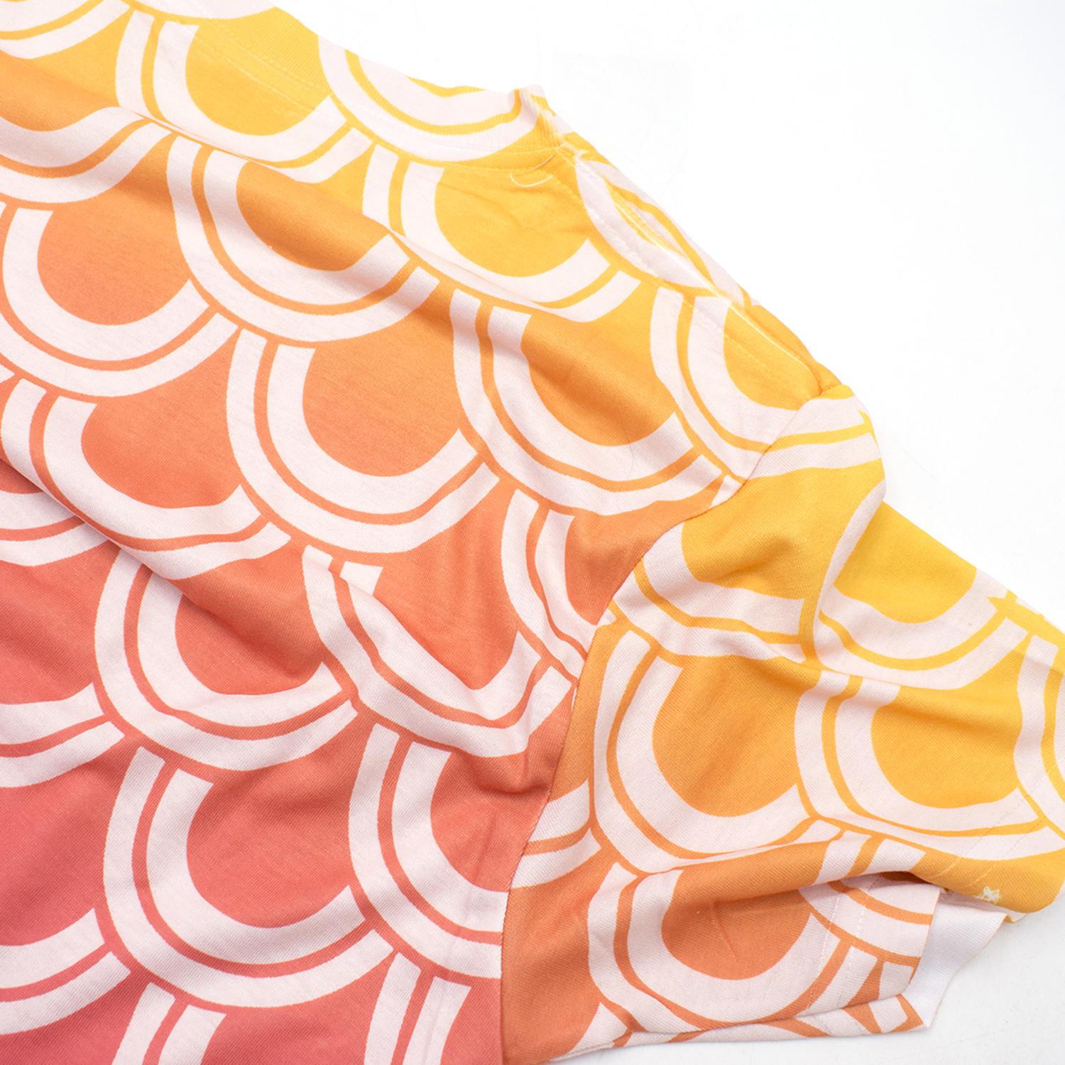 Katie Eary Orange Ombre Oversized T Shirt