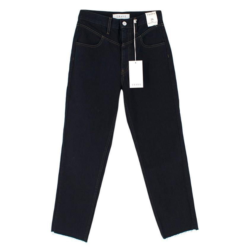 Trave Heidi High Waisted Crop Straight Jeans