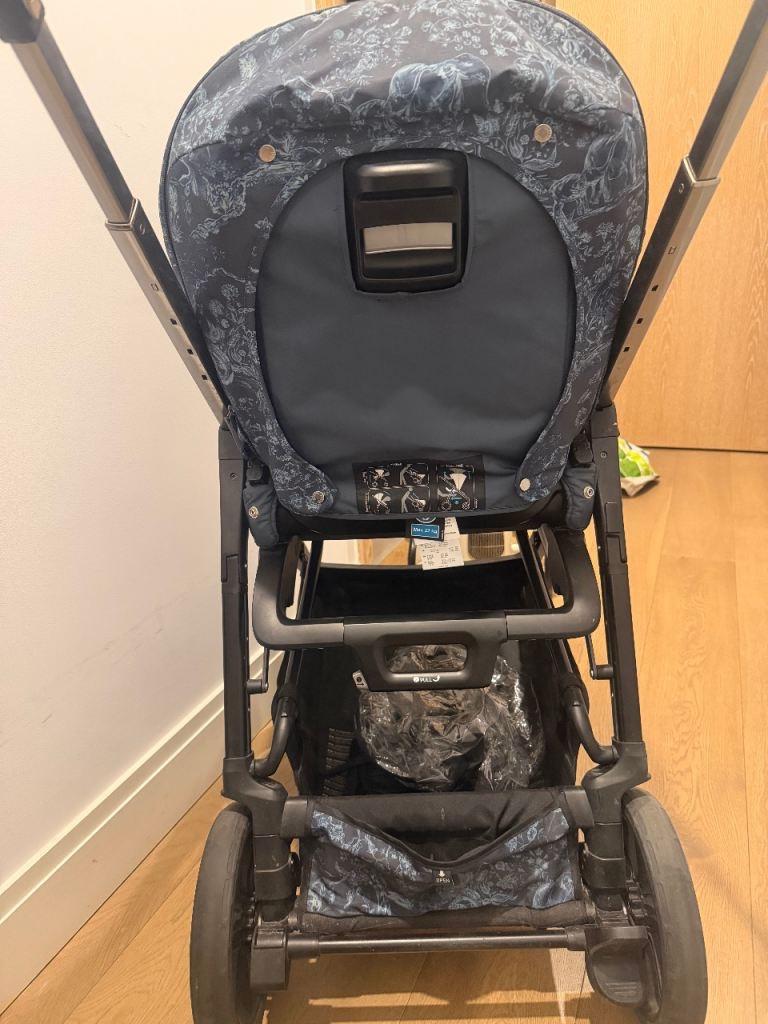 Dior Blue Oblique Dior Baby Stroller