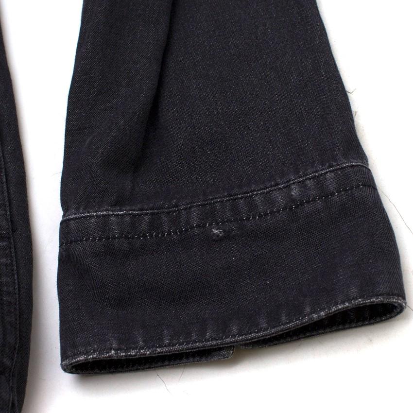 Pierre Balmain Charcoal Denim Shirt