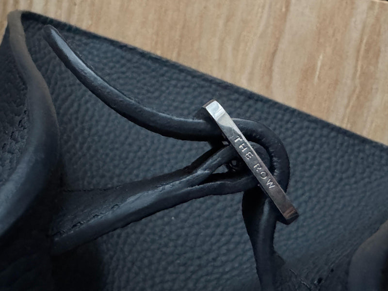 Dark Navy Grained-Leather Margaux 10 Bag