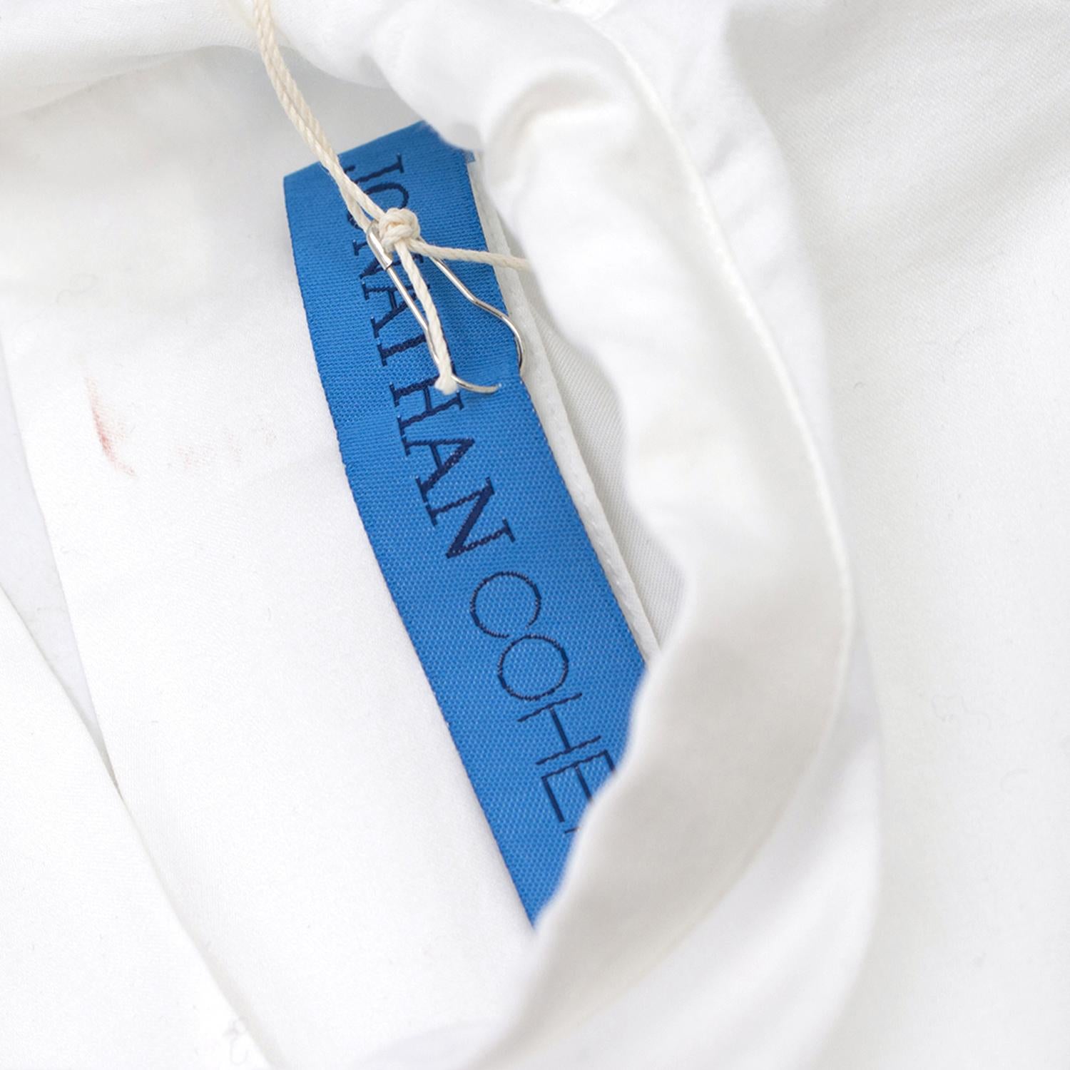 Johnathan Cohen White Tie-back Long Sleeved Tunic