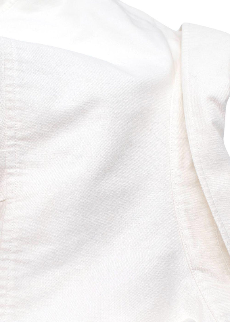 Alexander Wang White Open Shirt With Vest Insert