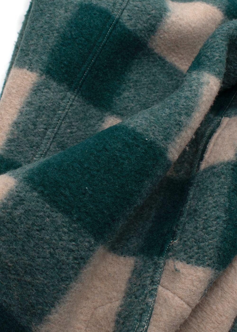 Isabel Marant Green Harveli Short Checked Jacket