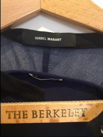 ISABEL MARANT Navy cotton dress