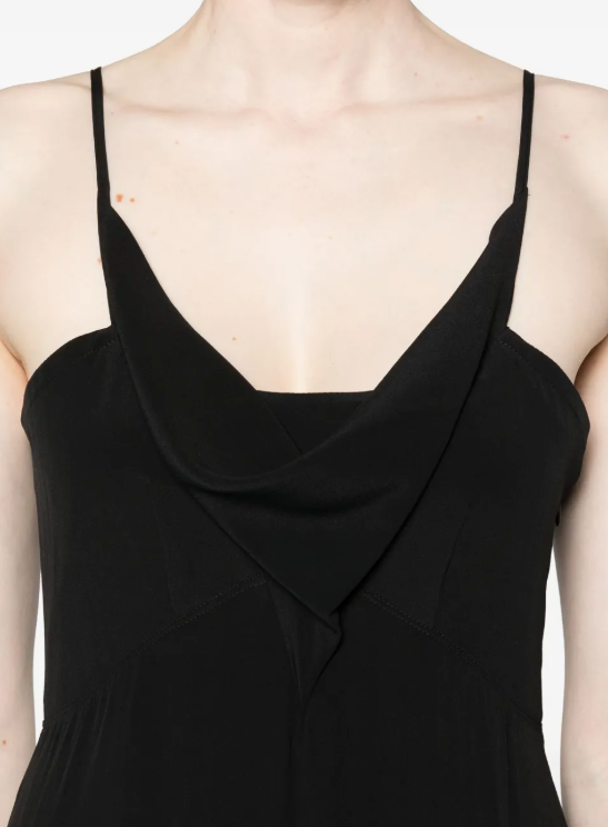 Isabel Marant Kapri Cowl-Neck Crepe Maxi Dress