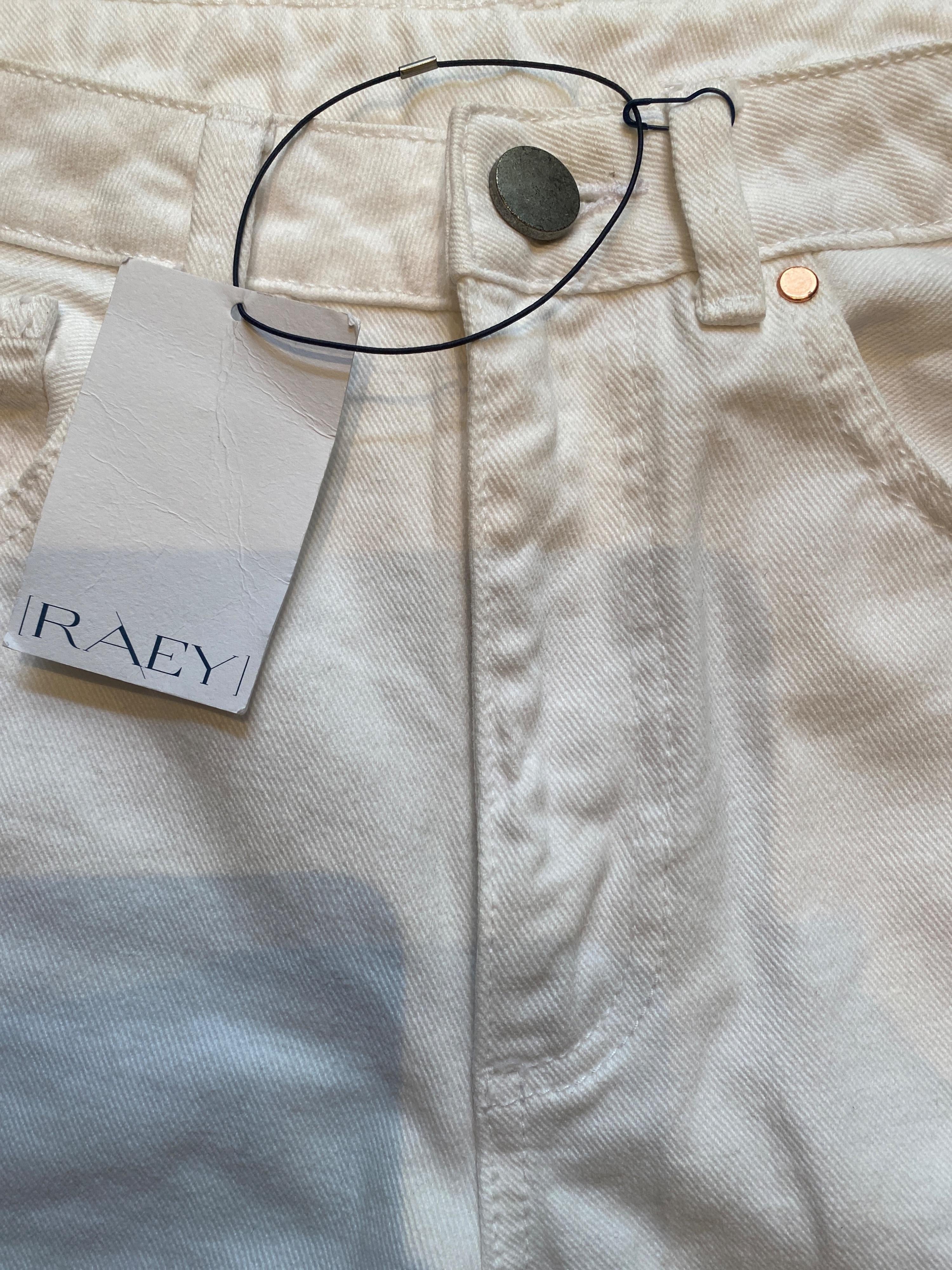 Raey White Plank Straight Leg Jeans