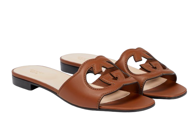 Leather Flat Sandals