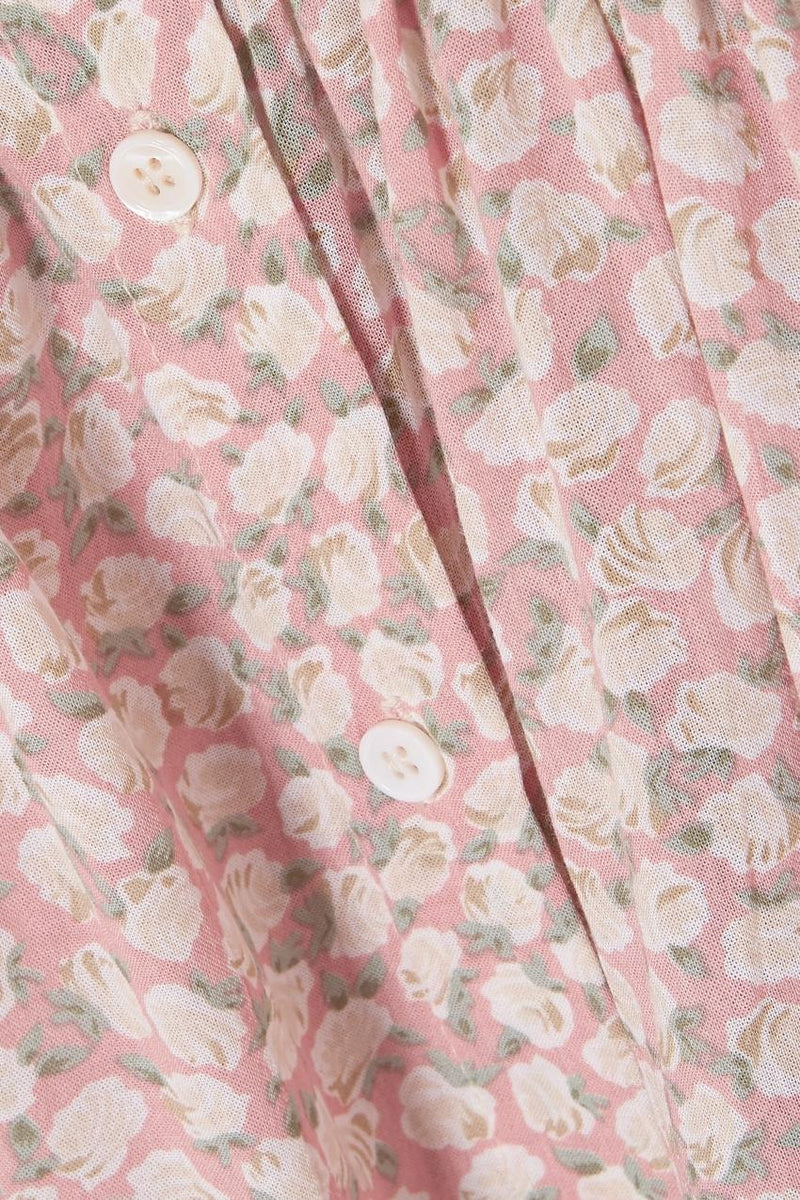 Faithfull the Brand Marigot Pink Floral Dress