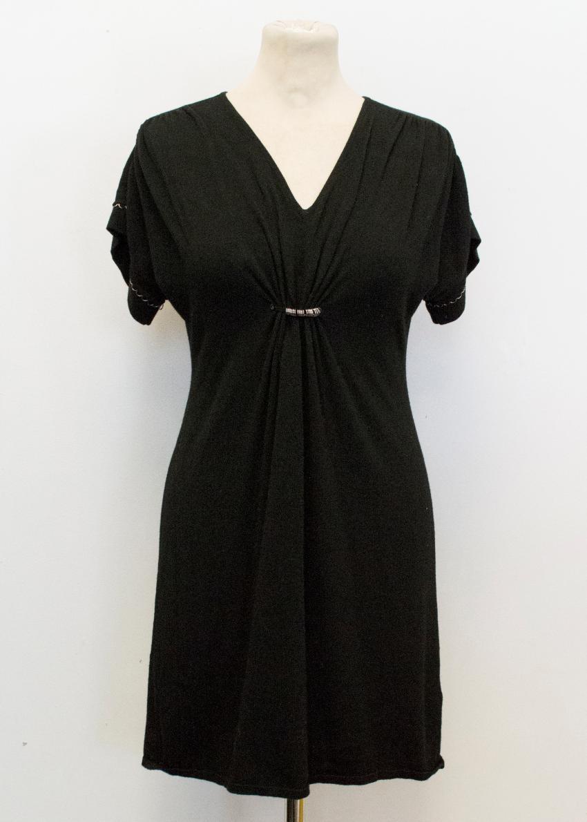 Mint Velvet Black Knitted Dress
