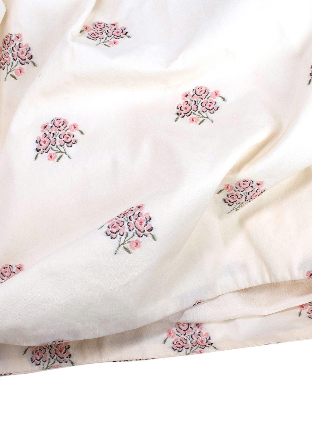 Dior Floral Print High Waist Tulip Skirt