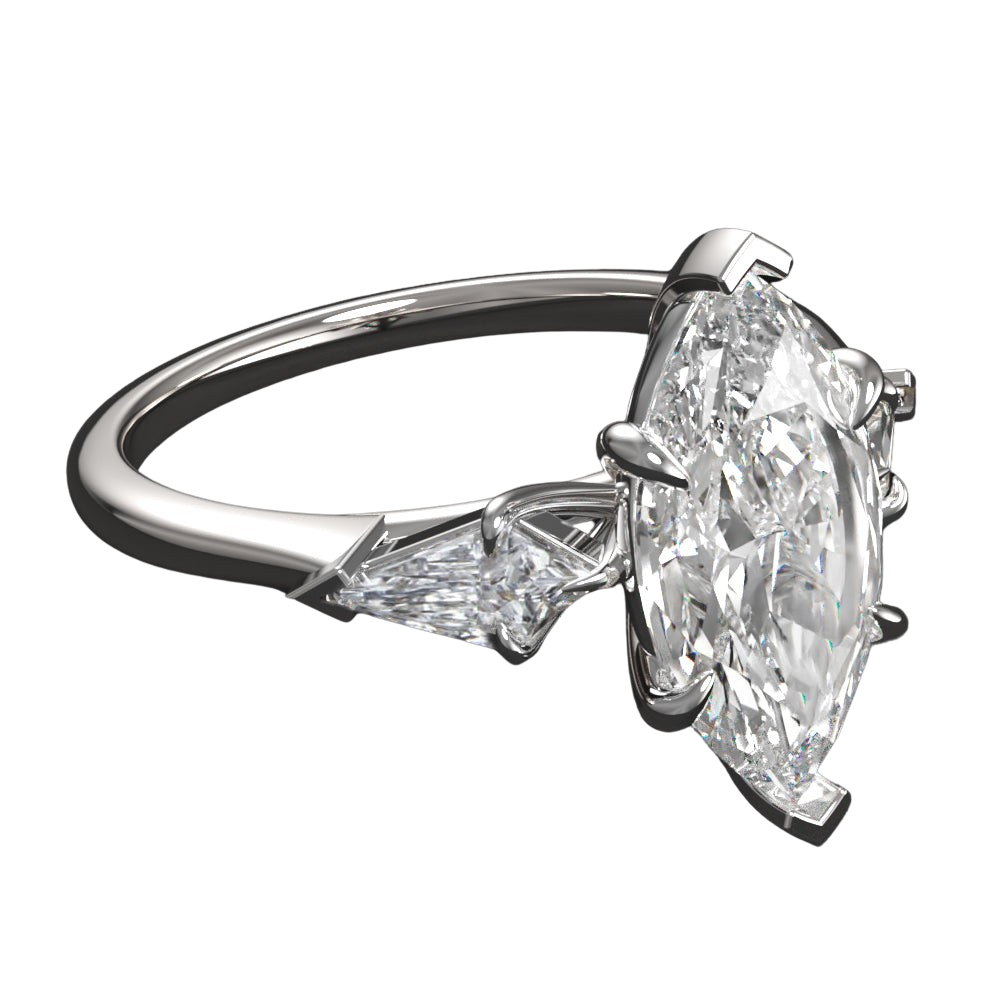 2CT Marquis Cut Lab Grown Diamond