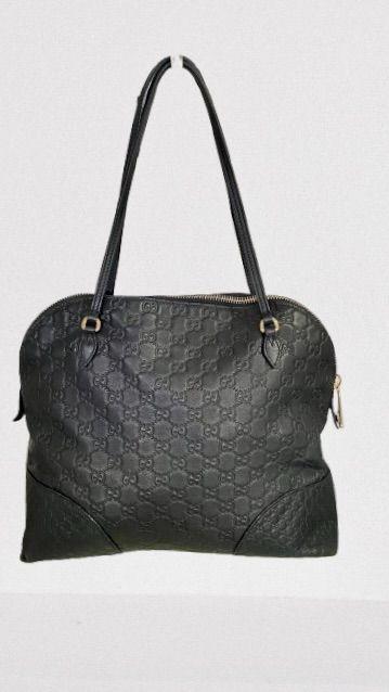 Gucci Black Bree Leather Tote Bag
