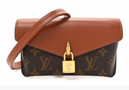 Louis Vuitton Coated Canvas And Leather Bag