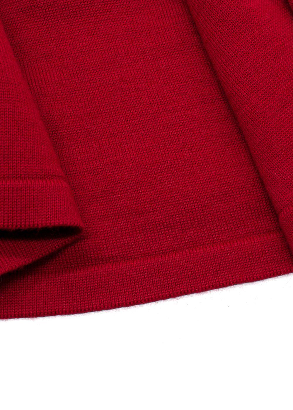Marina Rinaldi Red Maglia Tricot Sweater