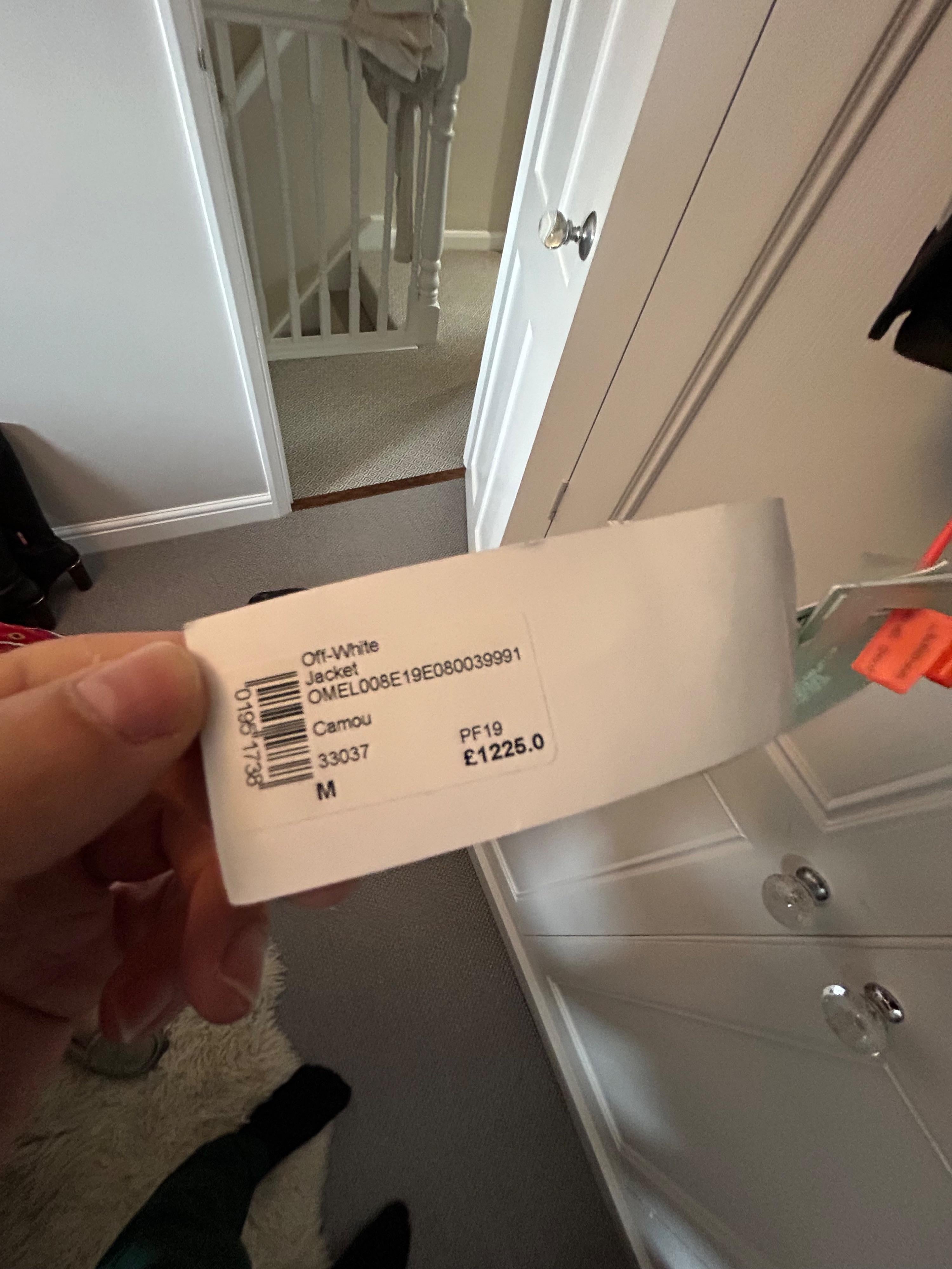 Virgil Abloh Belted Camouflage Jacket