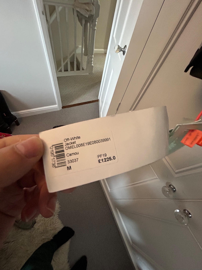 Virgil Abloh Belted Camouflage Jacket